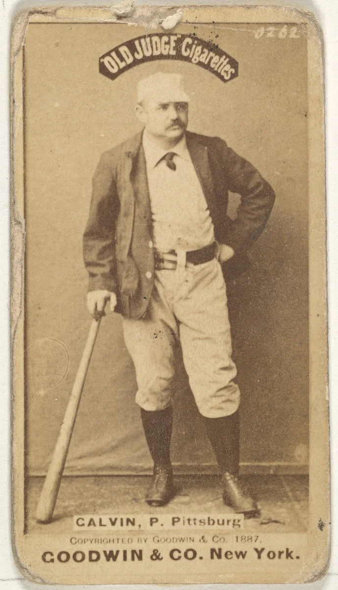 James Francis "Pud" Galvin, Pitcher, Pittsburgh, from the Old Judge series (N172) for Old Judge Cigarettes by Goodwin & Company, photograph, 1887