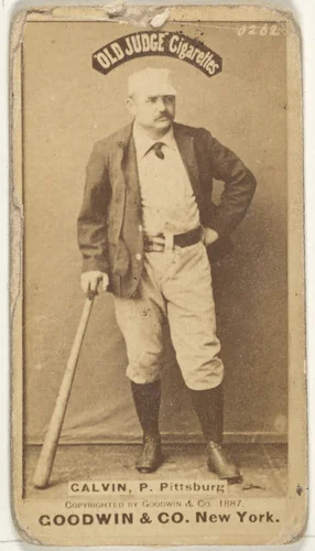 James Francis "Pud" Galvin, Pitcher, Pittsburgh, from the Old Judge series (N172) for Old Judge Cigarettes by Goodwin & Company, photograph, 1887