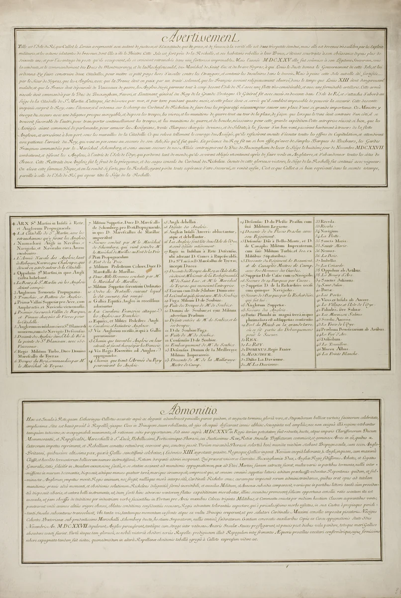 Plate Seven from La Siège de la Rochelle by Jacques Callot, print, 1631