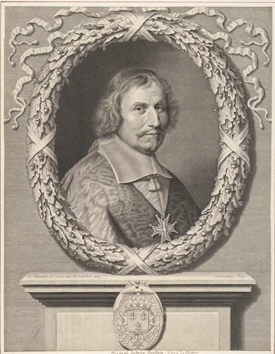 Cardinal Antonio Barberini by Robert Nanteuil, print, 1663