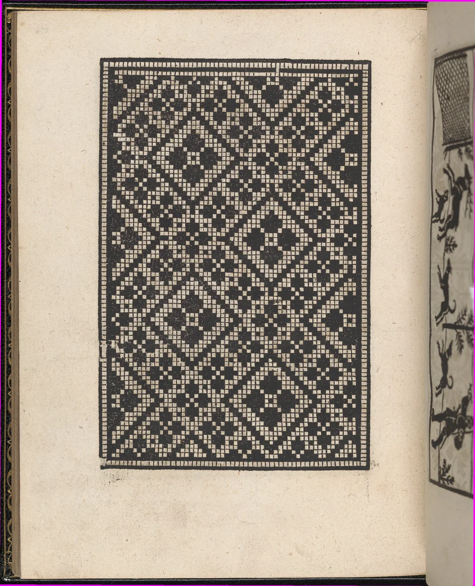 Page from Ein new kunstlich Modelbuch...(Page 42v) by Peter Quentel, book, 1544