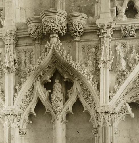 Ely Cathedral: Lady Chapel, details by Frederick Evans, photograph, 1886-1896