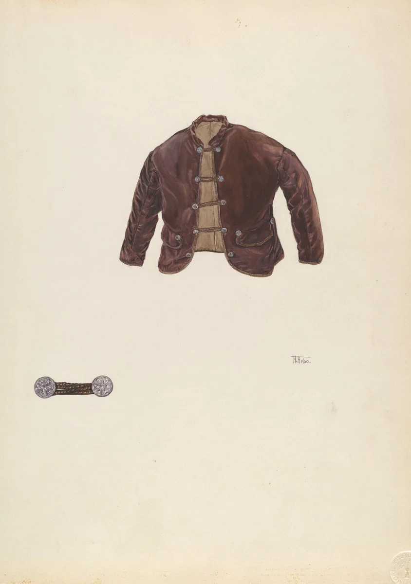 Child's Jacket by Aurelia Arbo, index of american design, 1937