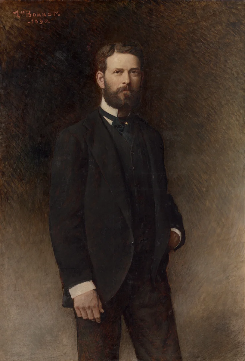 Portrait of Henry Field by Léon Bonnat, painting, 1896