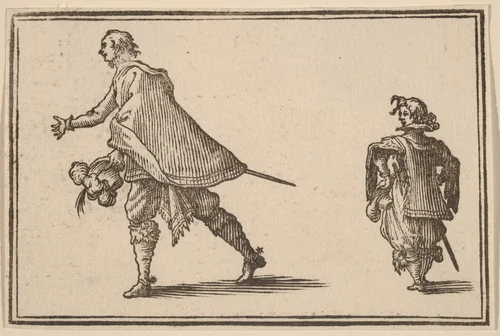 Gentleman and His Page by Edouard Eckman
Jacques Callot, print, 1621
