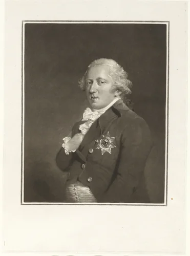 Portret van Karel George August, erfprins van Brunswijk-Wolfenbüttel by Charles Howard Hodges, print, 1794