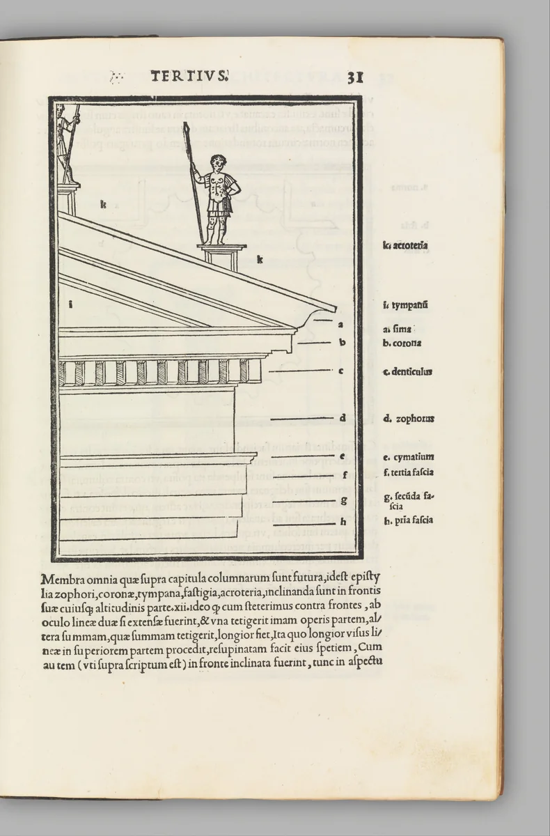 M. Vitruvius per Iocundum solito castigatior factus cum figuris et tabula ut iam legi et intelligi possit by Marcus Pollio Vitruvius, book, 1511