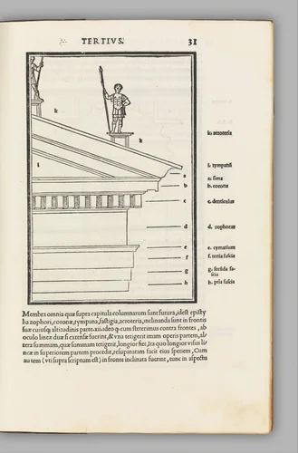 M. Vitruvius per Iocundum solito castigatior factus cum figuris et tabula ut iam legi et intelligi possit by Marcus Pollio Vitruvius, book, 1511