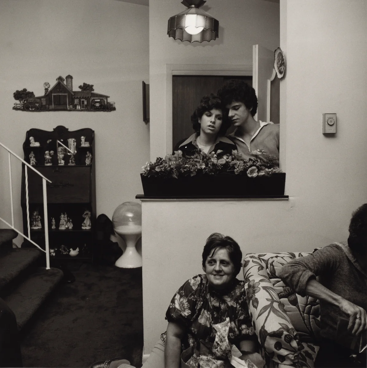 William Miller and Family, Twentieth-Anniversary Party, Martins Creek, Pennsylvania by Larry Fink, photograph, 1978