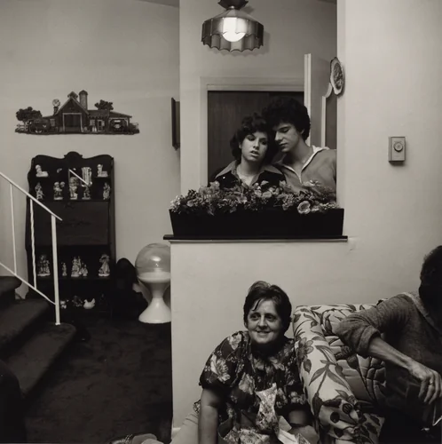 William Miller and Family, Twentieth-Anniversary Party, Martins Creek, Pennsylvania by Larry Fink, photograph, 1978