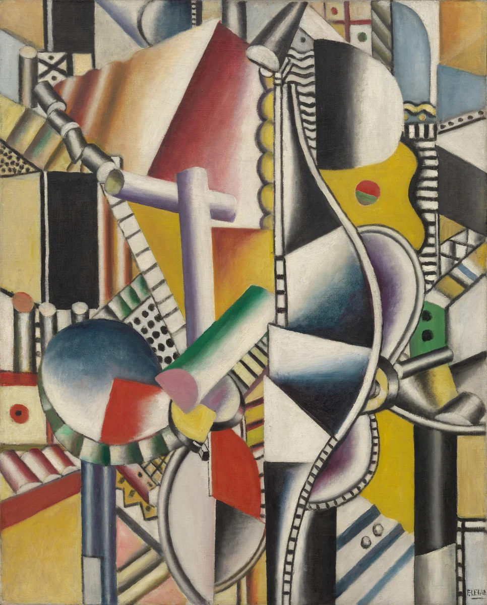 Propellers by Fernand Léger, painting, 1918