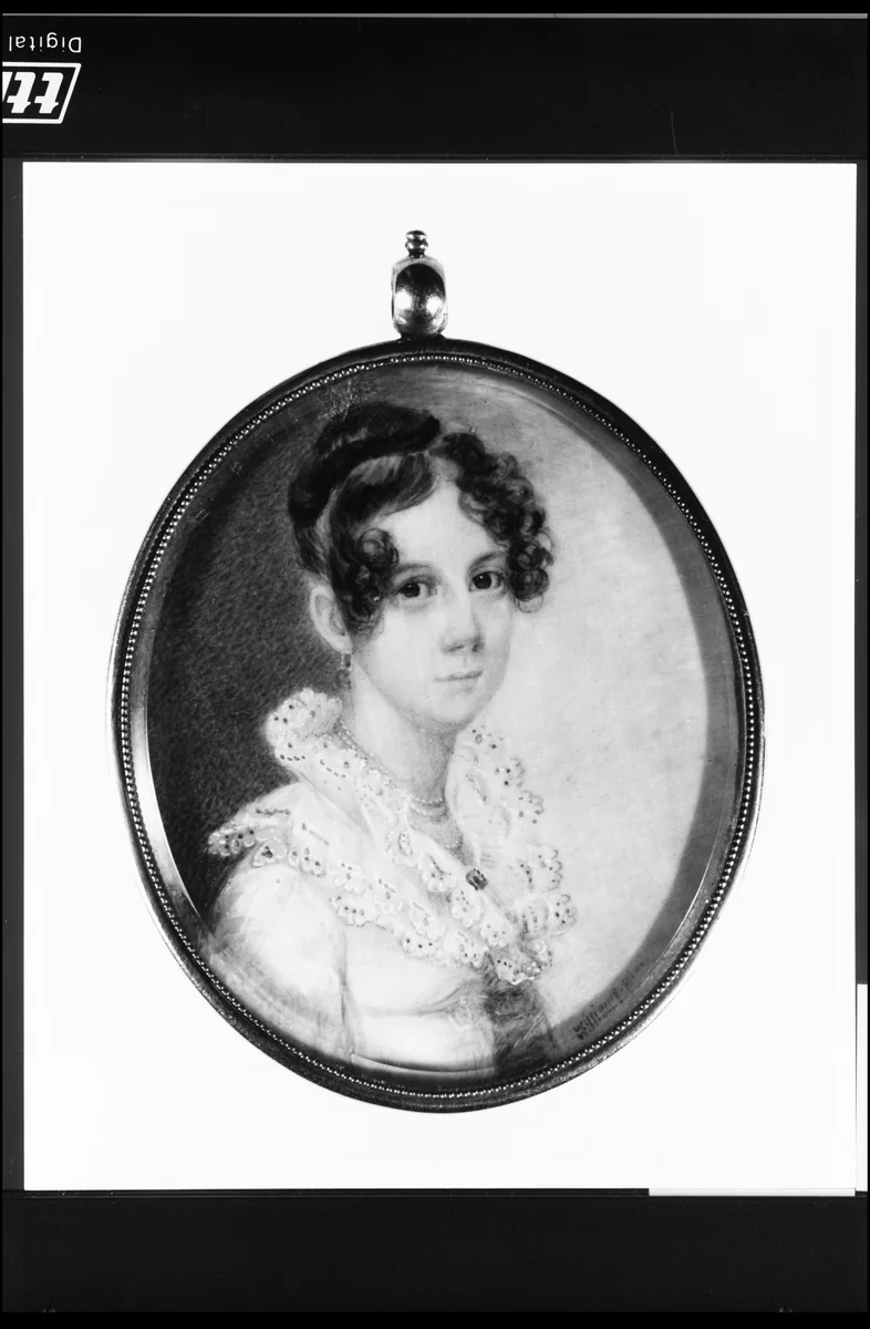 Mrs. John Cox (Mrs. Thankful Harris Gore) by Henry Williams, artwork, 1807-1810