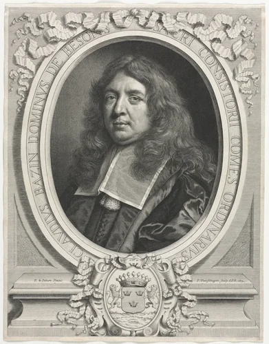 Bazin de Besons, Claude by Pierre Louis van Schuppen, print, 1673
