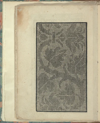 Opera Nova Universali intitulata Corona di racammi, page 19 (verso) by Giovanni Andrea Vavassore, book, 1530