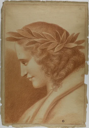 Poet Crowned with Laurel by Raffaello Sanzio, drawing, 1700-1799