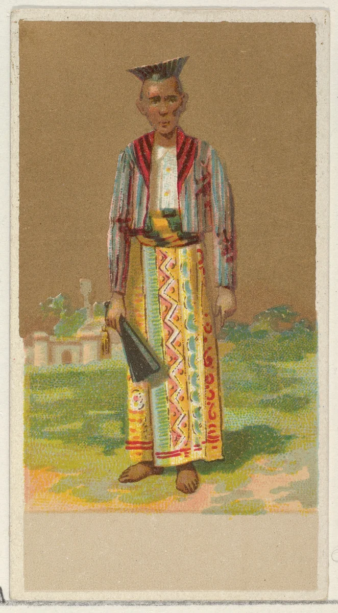 Ceylon, from the Natives in Costume series (N16), Teofani Issue, for Allen & Ginter Cigarettes Brands by Allen & Ginter, print, 1886-1900