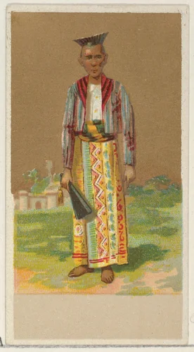 Ceylon, from the Natives in Costume series (N16), Teofani Issue, for Allen & Ginter Cigarettes Brands by Allen & Ginter, print, 1886-1900