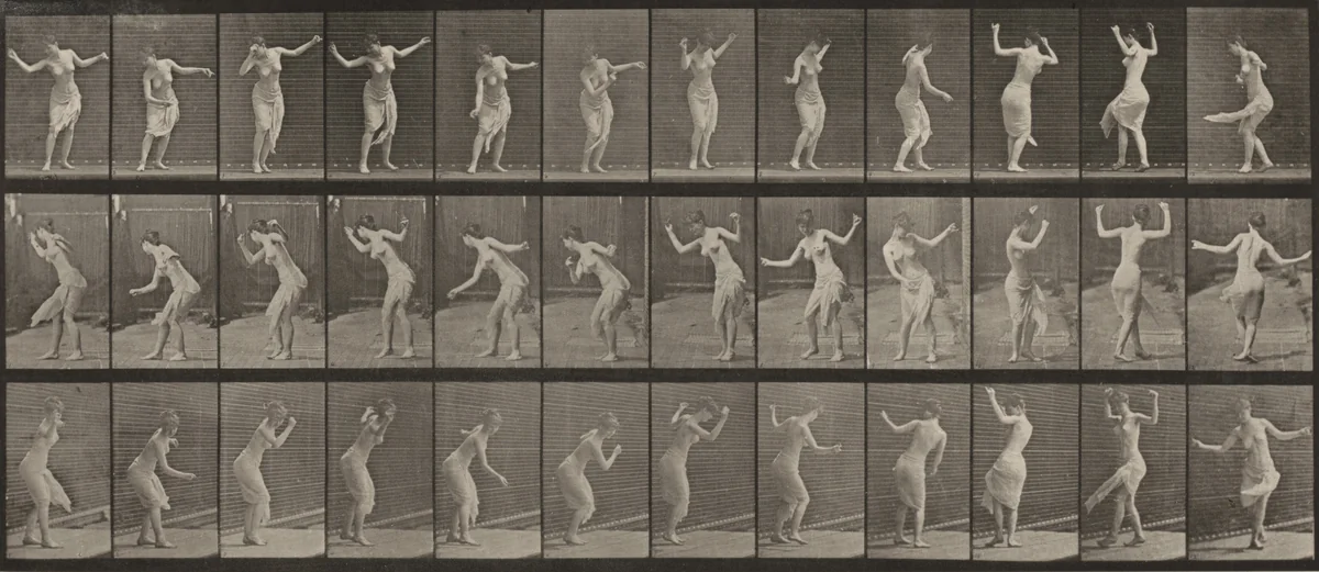 Plate Number 191. Dancing (fancy) by Eadweard Muybridge, photograph, 1887