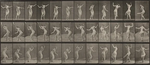 Plate Number 191. Dancing (fancy) by Eadweard Muybridge, photograph, 1887