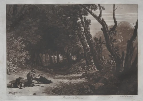 Procris and Cephalus by Joseph Turner, print, 1807-1817