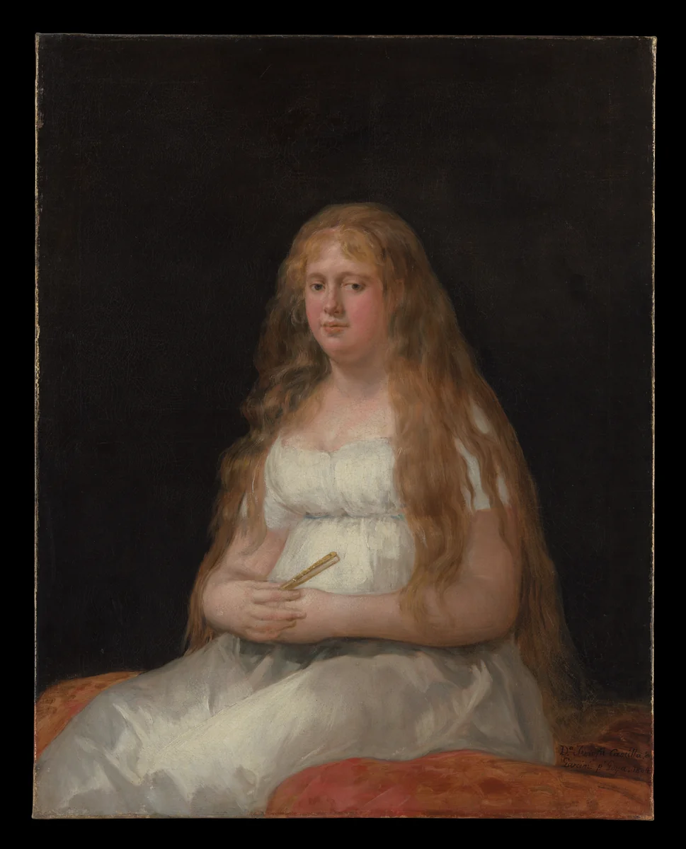 Josefa de Castilla Portugal y van Asbrock de Garcini (1775–about 1850) by Goya, painting, 1804