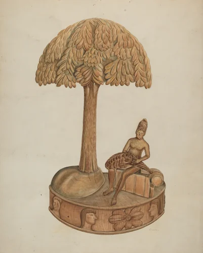 Female Figure by Al Curry, index of american design, 1937