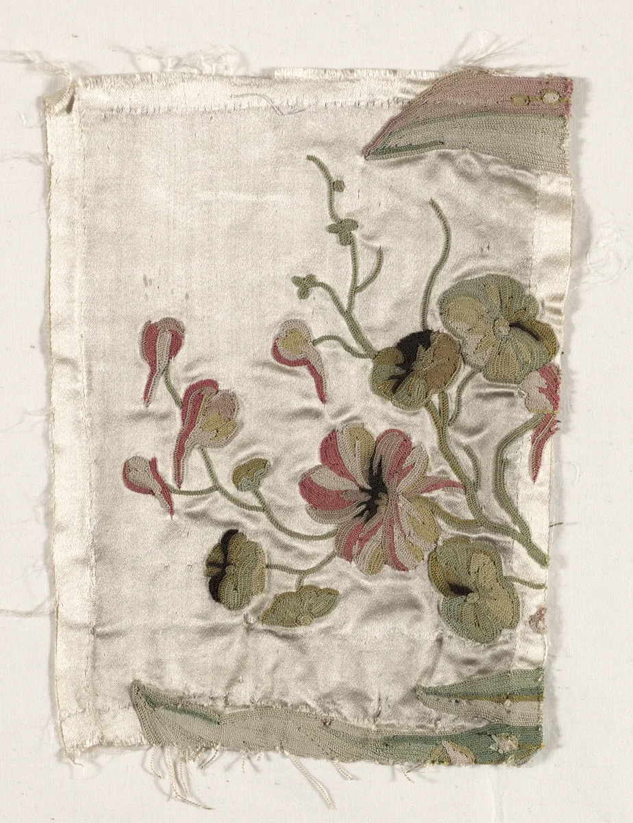 Coverlet Fragment by Philippe de Lasalle, textile, 1755-1775