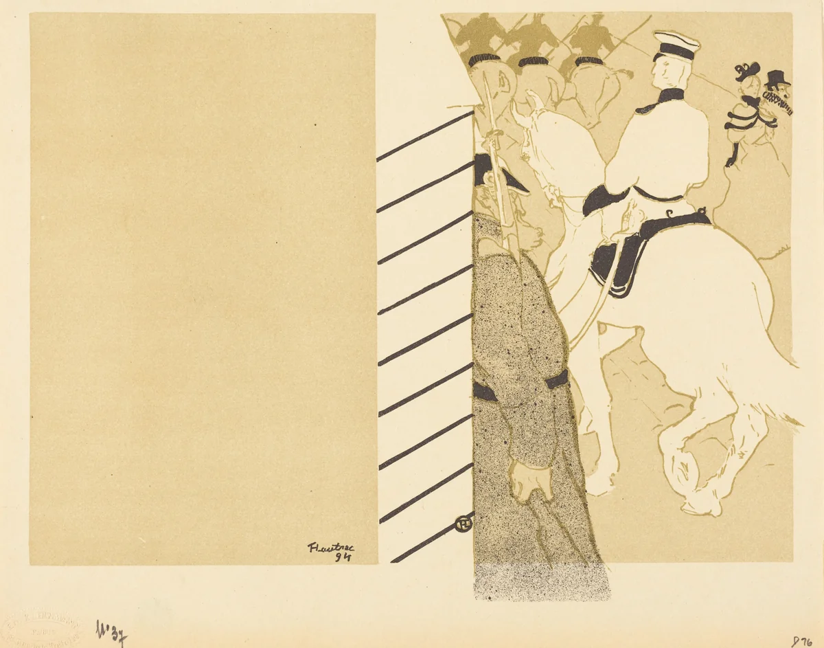 German Babylon (Babylone d'Allemagne) by Henri de Toulouse-Lautrec, print, 1894