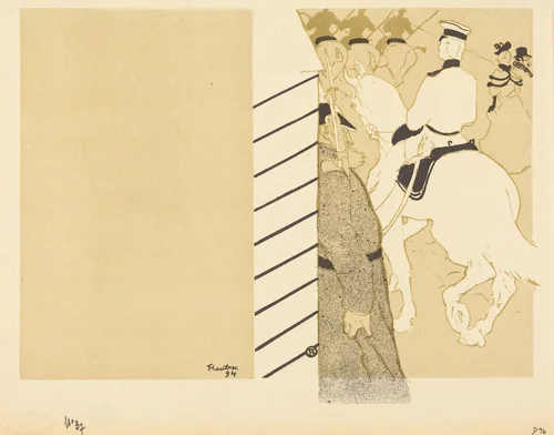 German Babylon (Babylone d'Allemagne) by Henri de Toulouse-Lautrec, print, 1894