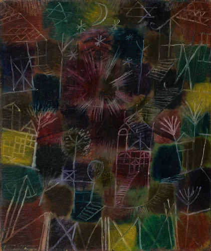 Kosmische Composition,1919 by Paul Klee, painting