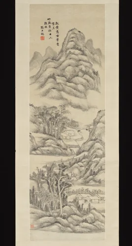 Landscape by Zhang Shanghe, painting, 1839-1916