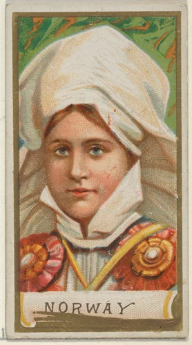 Norway, from the Types of All Nations series (N24) for Allen & Ginter Cigarettes by Allen & Ginter, print, 1889