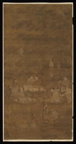 Sages in a Bamboo Grove by Unidentified Artist, painting, 1368-1911