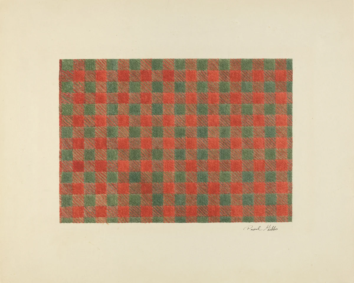 Textile by Pearl Gibbo, index of american design, 1941