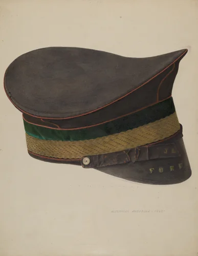 Volunteer Fireman's Cap by Alexander Anderson, index of american design, 1938