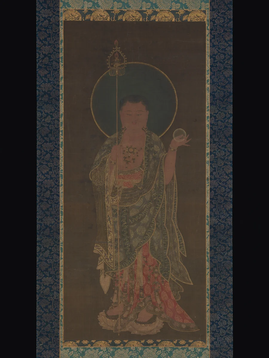 Kshitigarbha by Unidentified Artist, painting, 1300-1349