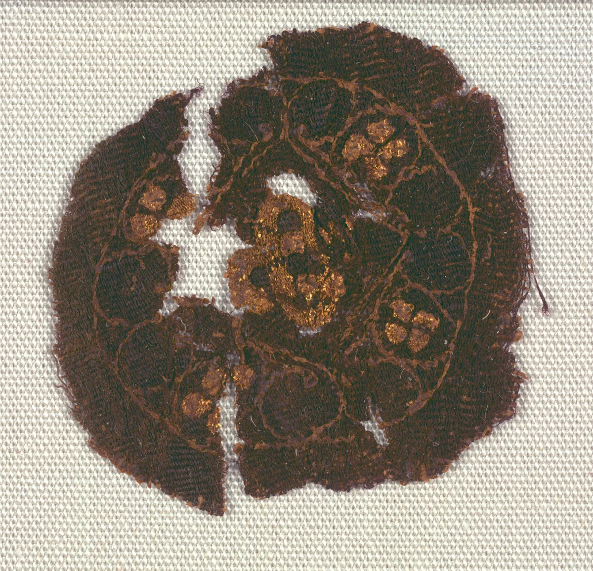 Round Segmentum from a Tunic by Unknown, textile, 300-499
