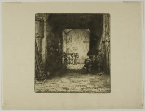 The Little Forge by Donald Shaw MacLaughlan, print, 1902