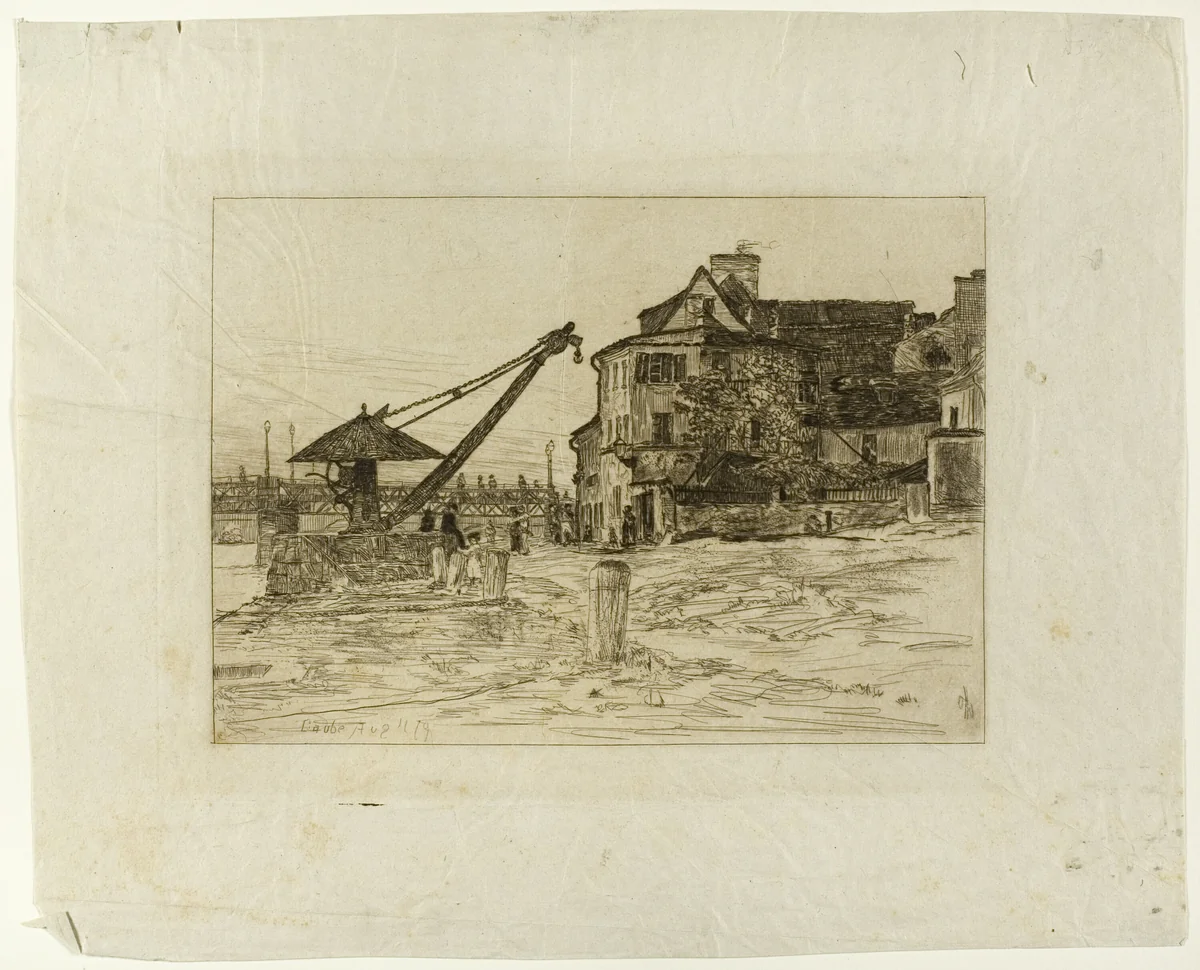 Danube by Otto Henry Bacher, print, 1879