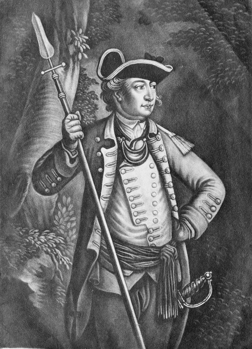 Major General John Sullivan by anonymous, print, 1776
