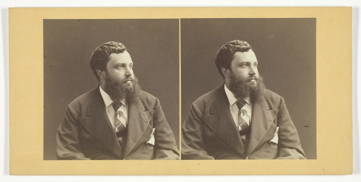 Untitled (Portrait of a Man) by K.K. Hof, photograph, 1850-1874