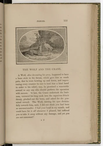 Headpiece (page 155) from The Fables of Aesop by Thomas Bewick, illustrated book, 1818
