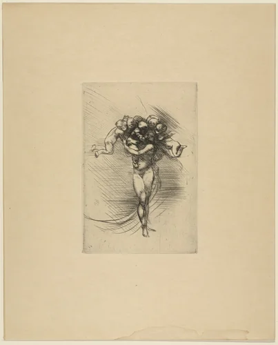 Creation by Auguste Rodin, print, 1855