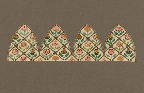 Man's Cap (Unassembled) by England, textile, 1601-1625