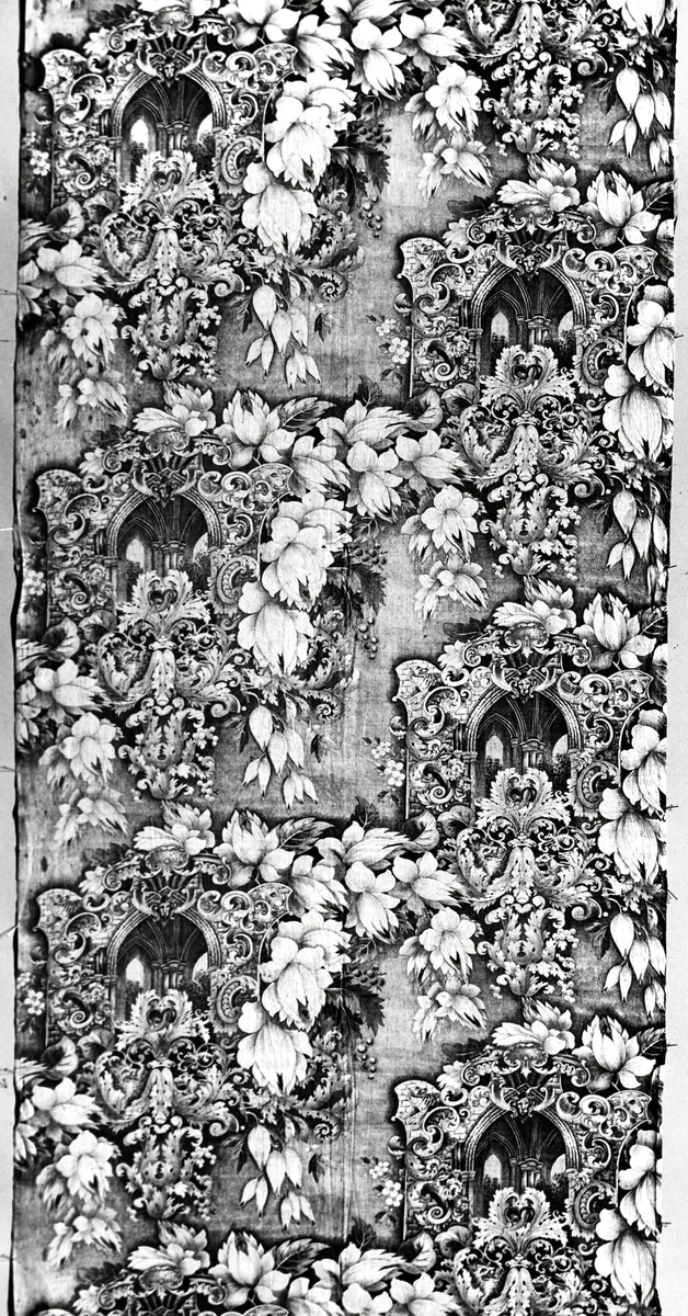 Panel (Furnishing Fabric) by England, textile, 1825-1840