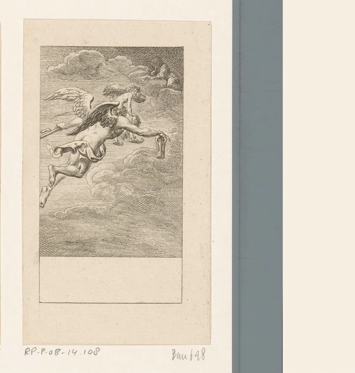 Chronos sluit het jaar af by Daniel Nikolaus Chodowiecki, print, 1779