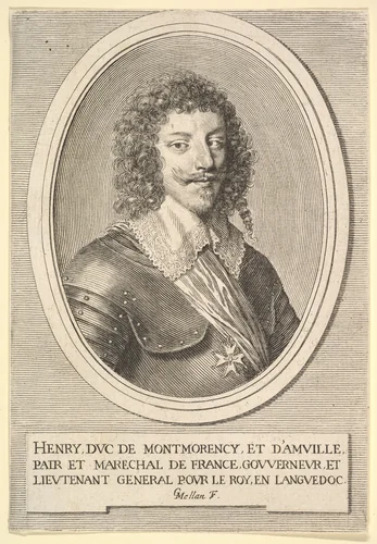 Henri II de Montmorency by Claude Mellan, print, 1600-1632