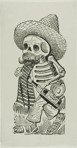 Calavera of Francisco Madero, from Calavera Maderista by José Guadalupe Posada, print, 1944
