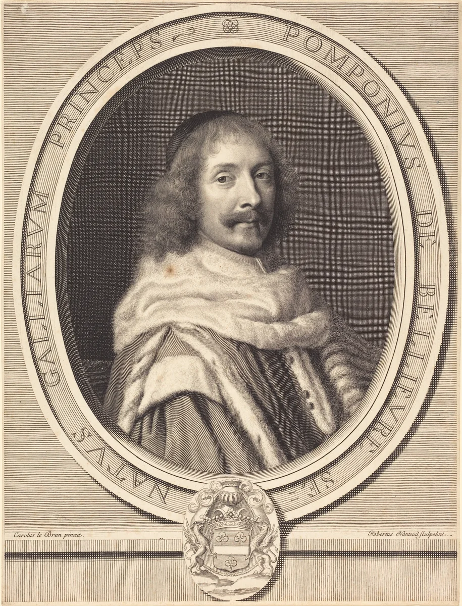 Pompone II de Bellievre by Robert Nanteuil
Charles Le Brun, print, 1657