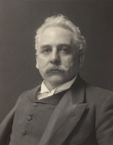 Moses Ezekiel by Alfred Stieglitz, photograph, 1894